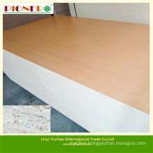 18mm Wood Grain Color Melamine Faced Particle Board for Door